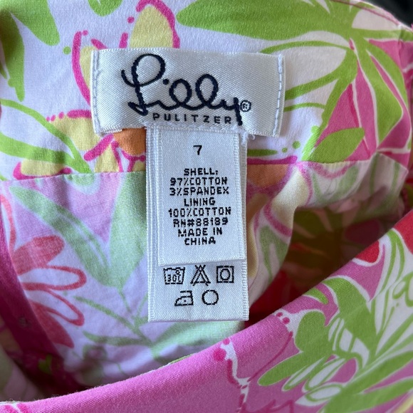 •Lilly Pulitzer• Vintage Floral Scallop Hem Skort - Size 7 - Picture 2 of 7